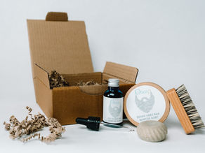 Produits pour la barbe O’Seap : routine naturelle et sans plastique pour nettoyer, nourrir et entretenir la barbe en douceur, avec des ingrédients marins.