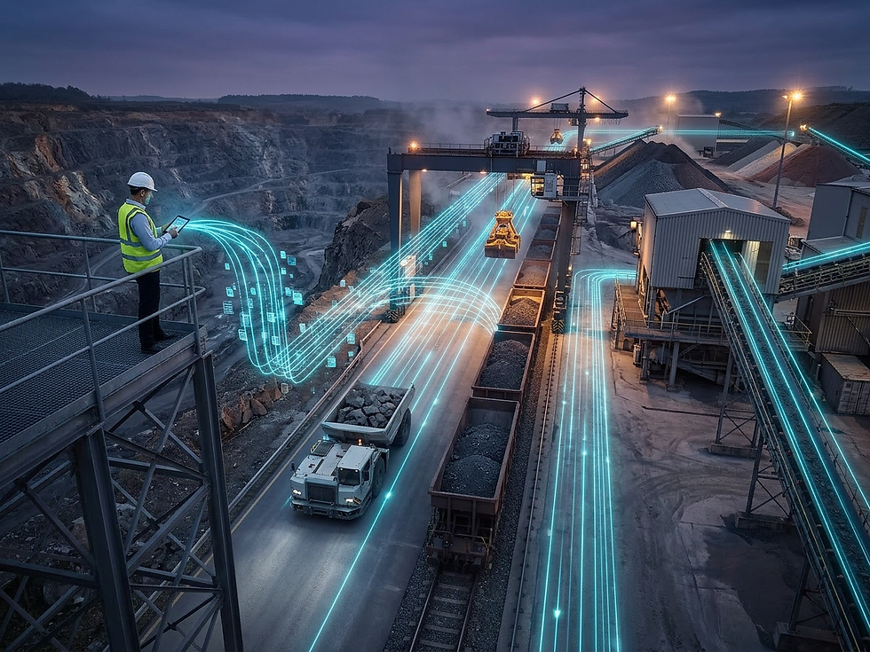 Firefly_Gemini Flash_use the reference image and make a different image of mining industry