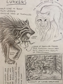 Lurker - Monster Illustration