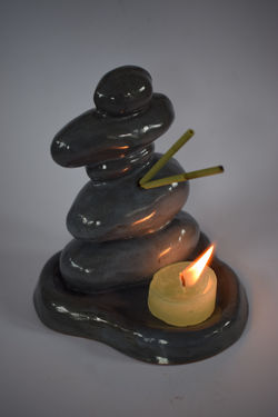 Incense Burner & Candle Holder
