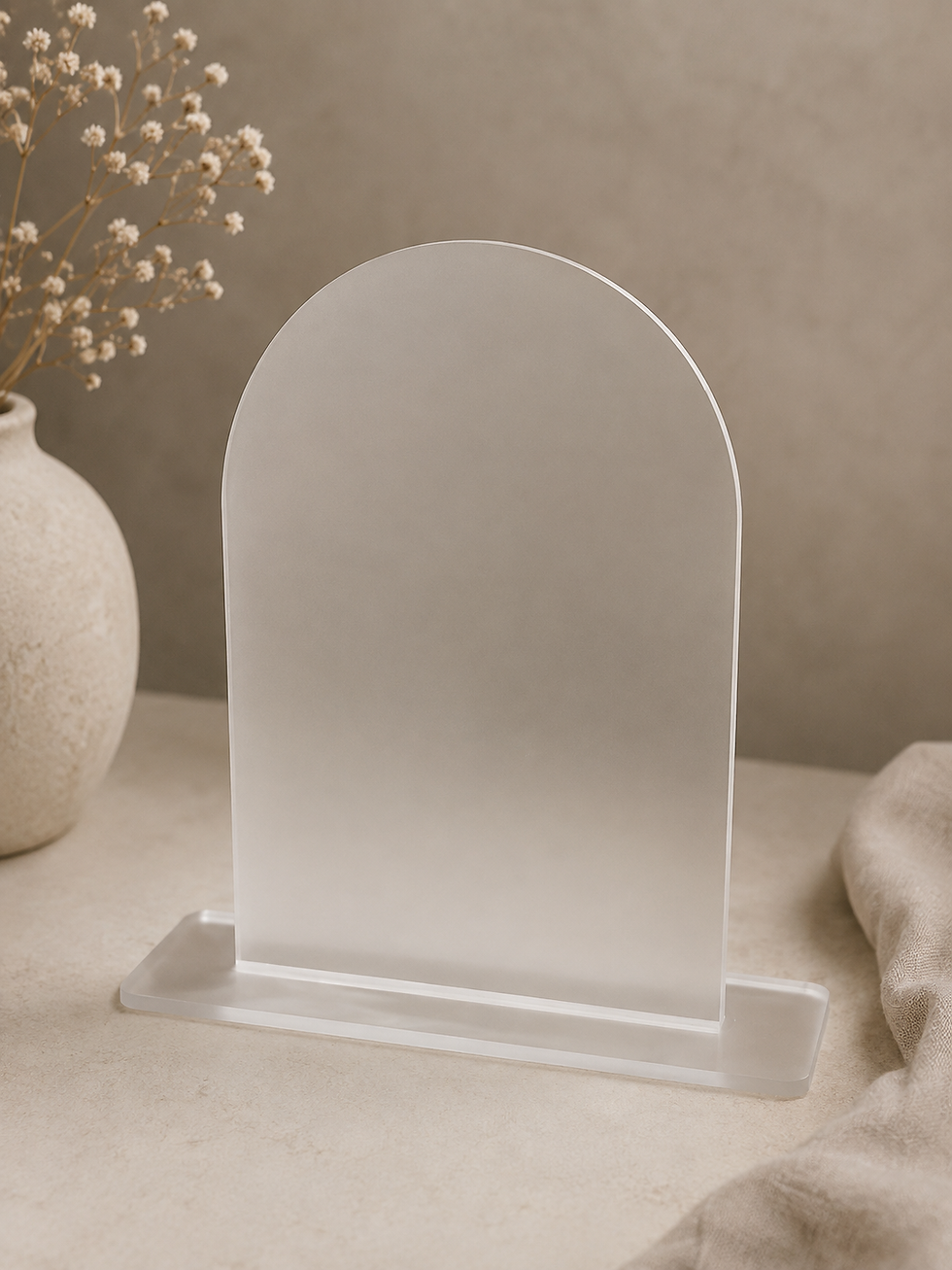 Thumbnail: Frosted arch acrylic blank from Timeless Blanks Collection.