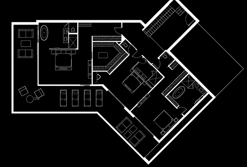 Plan d’une maison majestueuse et contemporaine sur la Côte d’Azur