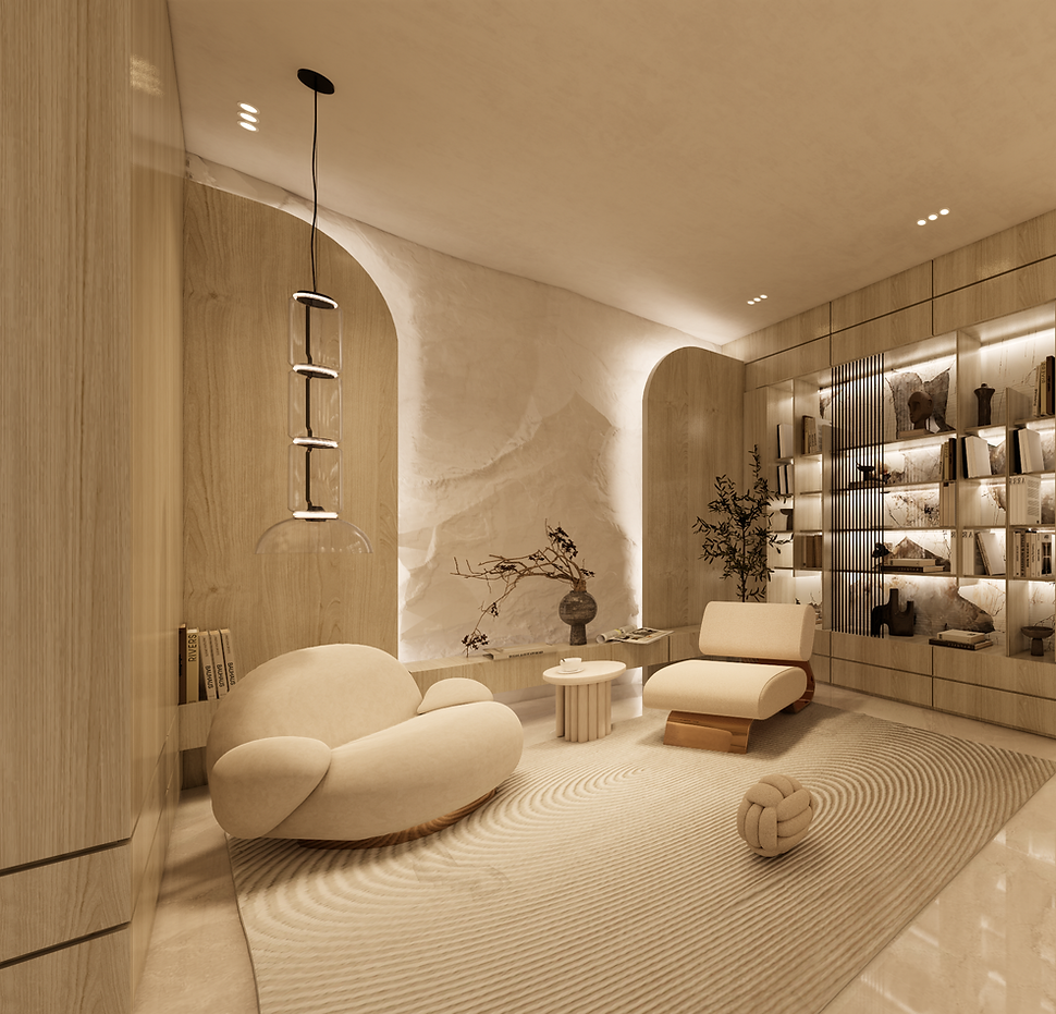 Bibliothèque sur mesure villa luxueuse côte d'Azur