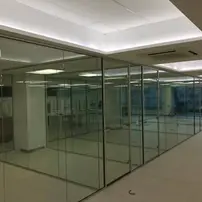 Glass Partitions with Glass Doors - Malta