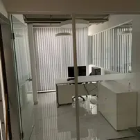 Glass Partition + Glass Door made with tempered Glass - Malta