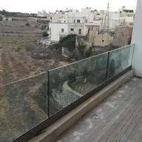 Glass Railing - Ideal for Balconies and Terraces