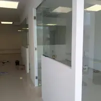 Glass Partition made with tempered glass - Malta