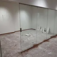 Glass Partition made with tempered Glass in Malta