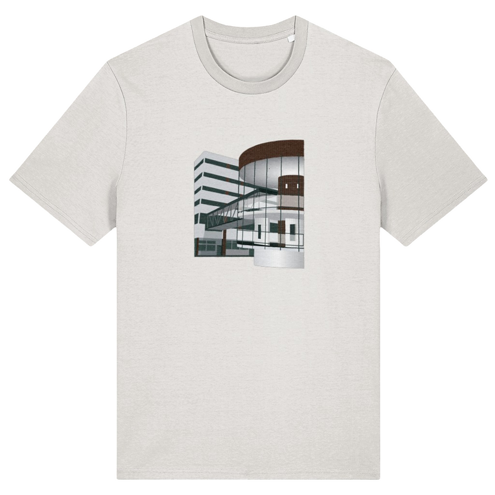 Thumbnail: Blackburn Spiral Eco-Friendly Unisex T-Shirt Vintage White