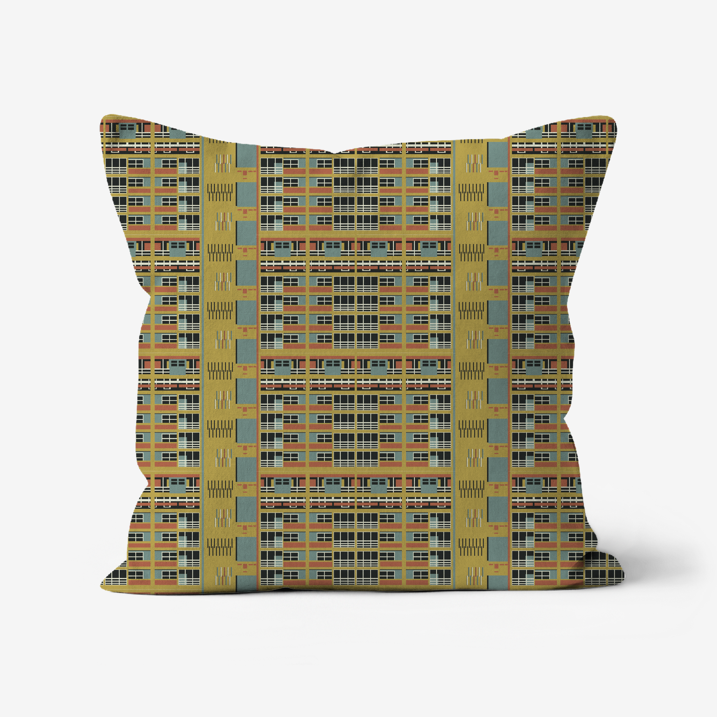 Balfron Tower design cushion
