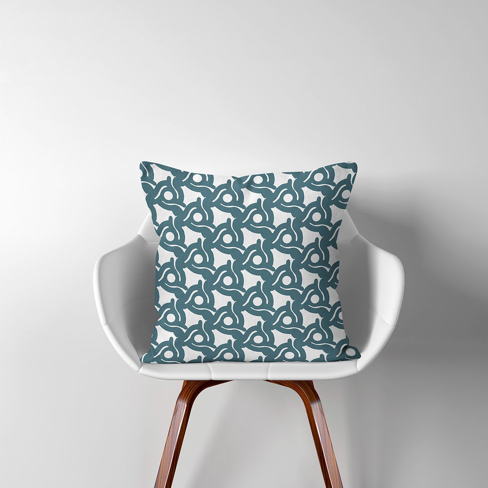 Thumbnail: Cushion with a vinyl spacer pattern
