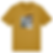 Blackburn Spiral Eco-Friendly Unisex T-Shirt Yellow Ochre
