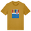 Thumbnail: Lido Lady Eco-Friendly Unisex T-Shirt Yellow Ochre