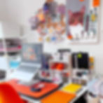 Gail Myerscough's studio