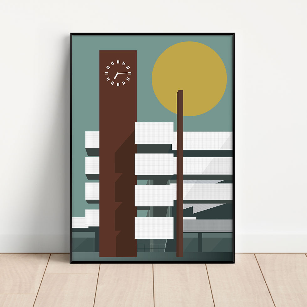 Thumbnail: Blackburn Clocktower print