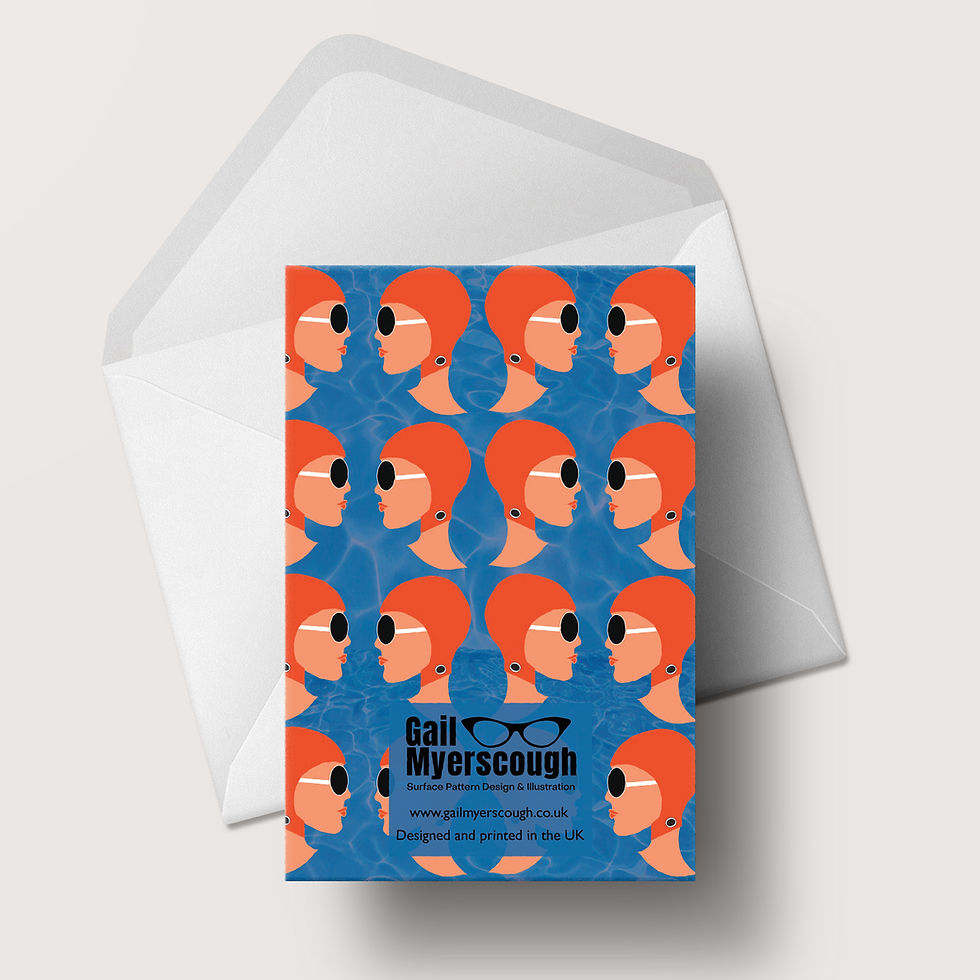 Thumbnail: Back of Lido Ladies Orange card