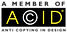 Member of ACID - Anti Copying in Design