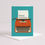 Thumbnail: Orange Typewriter Birthday card