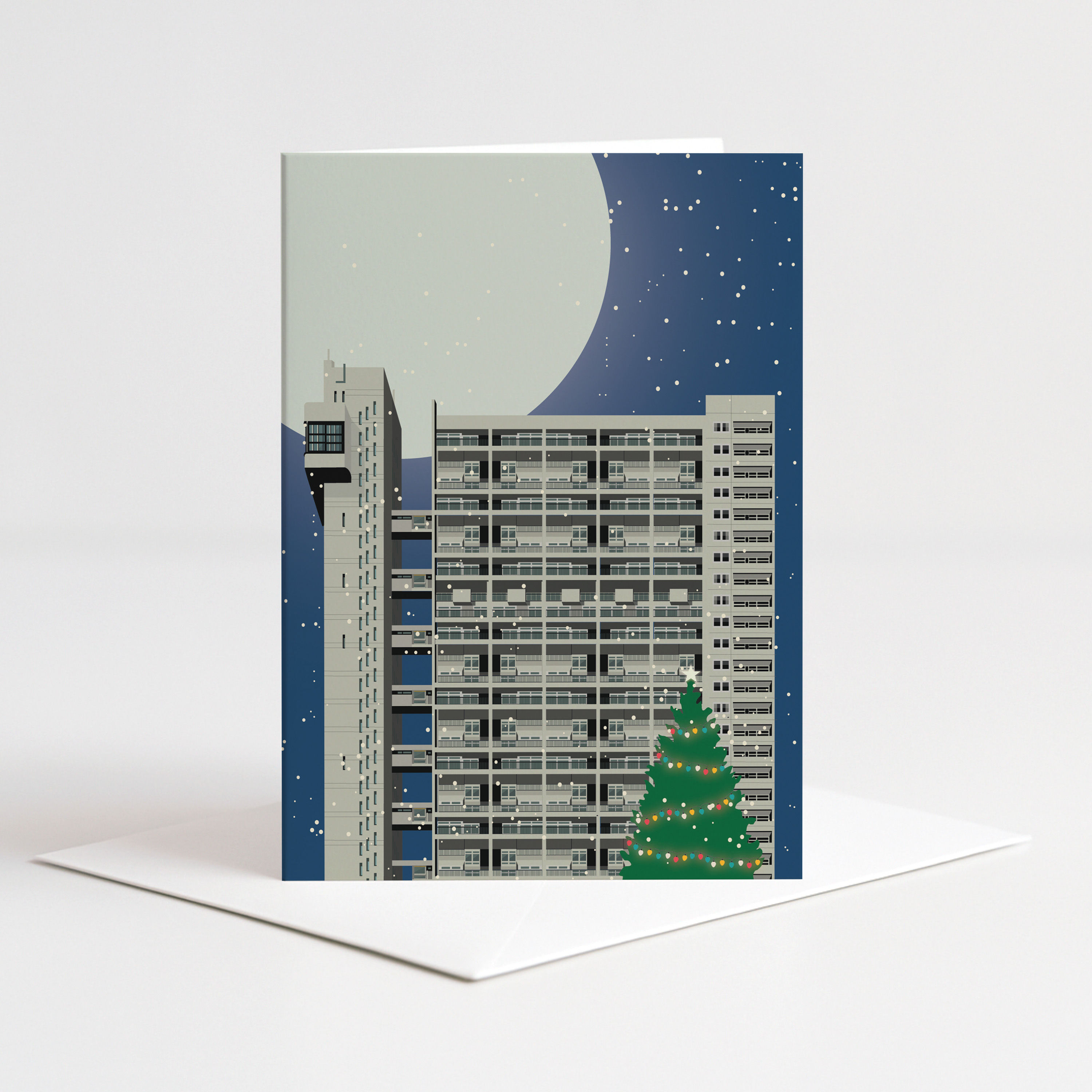 Trellick Tower Christmas card