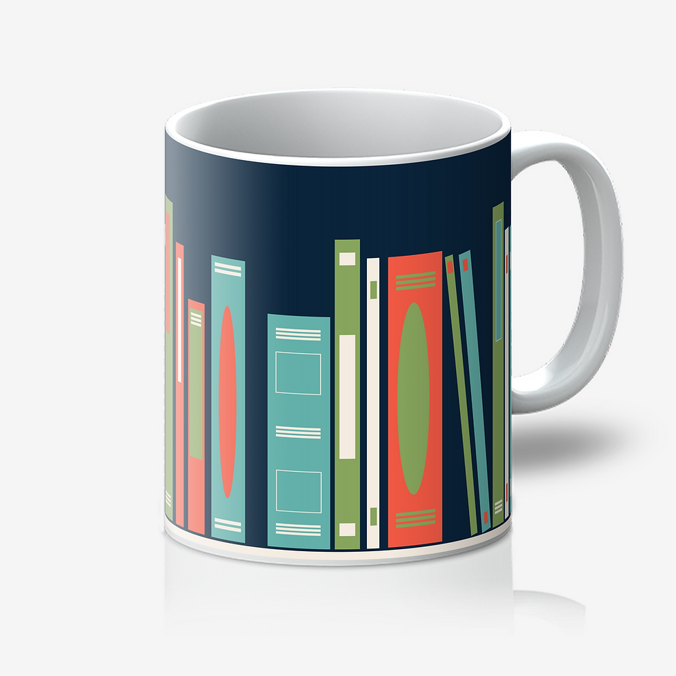 Thumbnail: Blue Bookworm Mug
