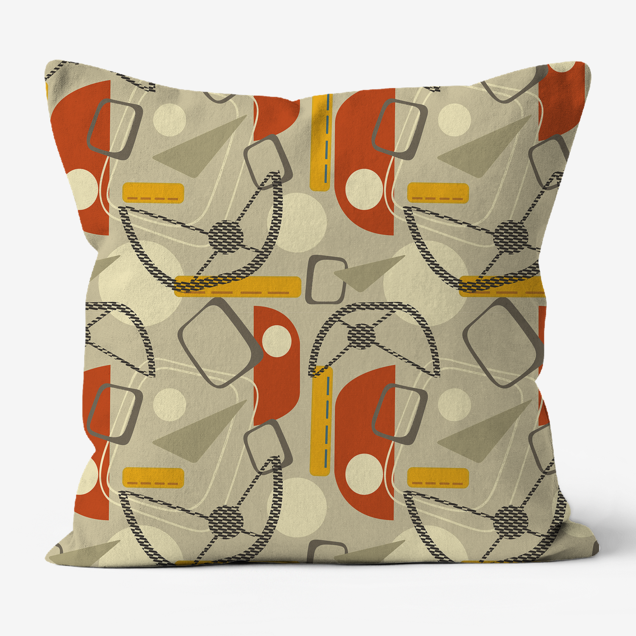 Crescent Pale Cushion