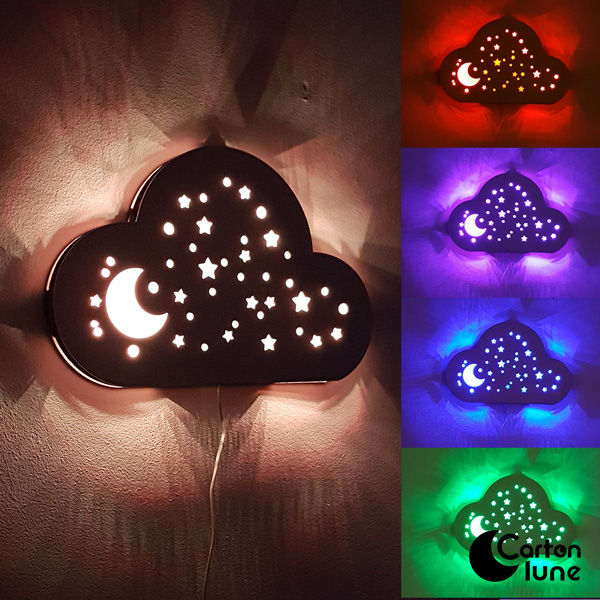 Miniature : Veilleuse nuage blanc Applique murale