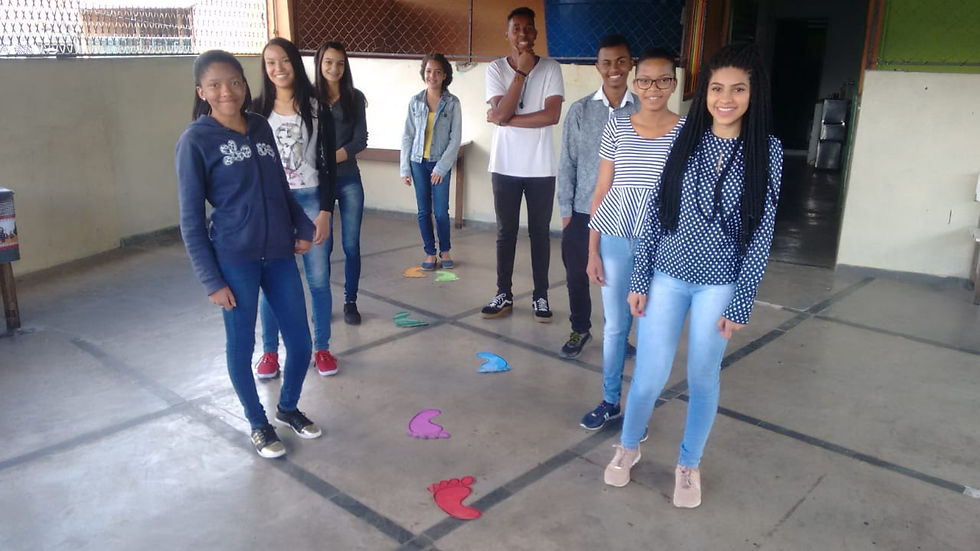 Pegadas: dinâmica que possibilitou o diagnóstico de um Projeto deVida e doTrabalho em Equipe.