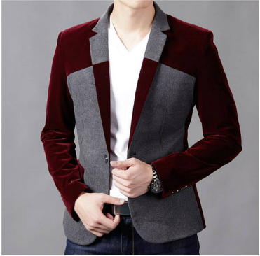 Blazer Bicolor Cruzado