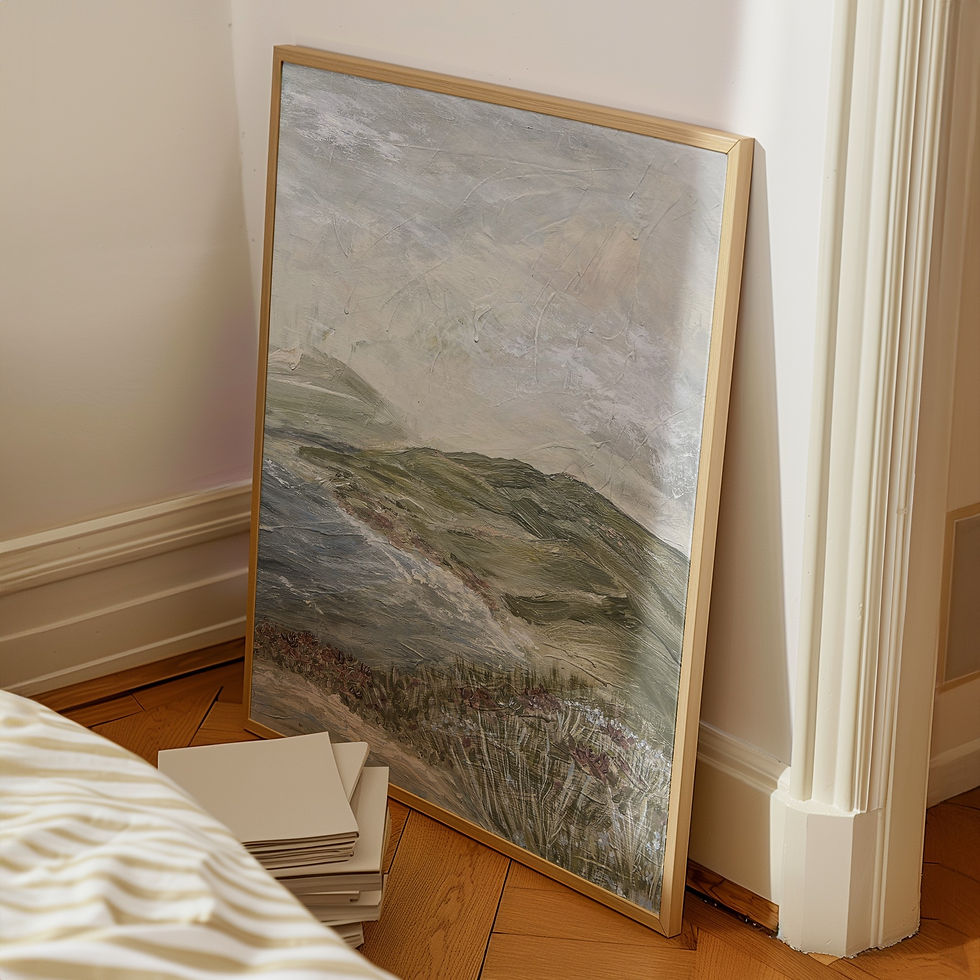 Thumbnail: Coastline wall art print. Nautical, seaside & peaceful. Melbourne