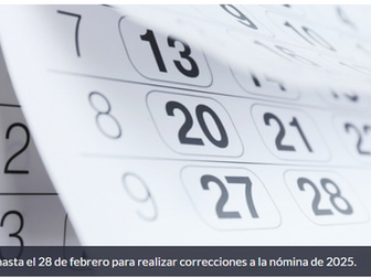 Vence plazo para corrección de CFDI de Nómina de 2025