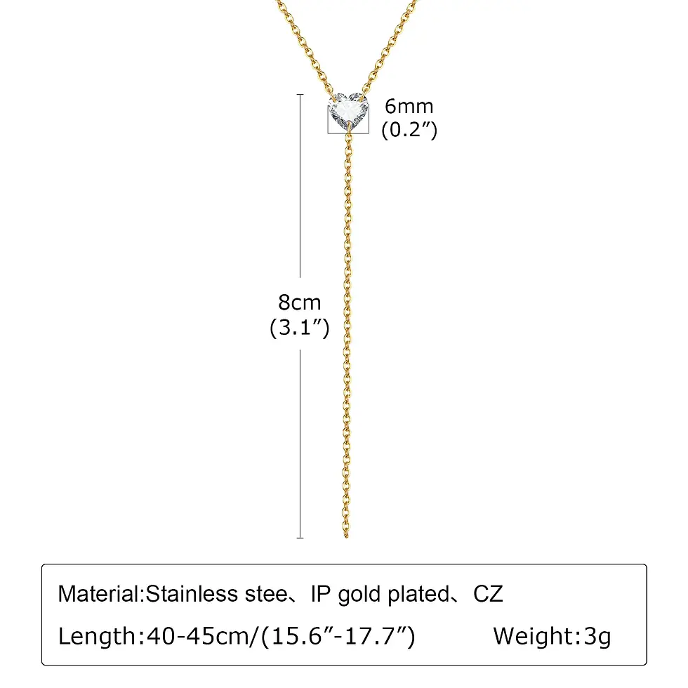 Thumbnail: ✨ GOLD PLATED DOUBLE LAYER LARIAT NECKLACE – LONG CHAIN, FASHION FORWARD! 💫