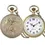 Thumbnail: 💎 BRONZE RETRO ROMAN NUMERALS QUARTZ POCKET WATCH – VINTAGE PENDANT CLOCK ⌛️