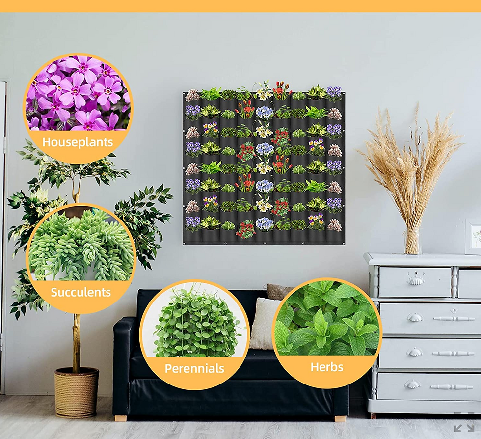 72‑Pocket Vertical Biodegradable Garden Grow Wall