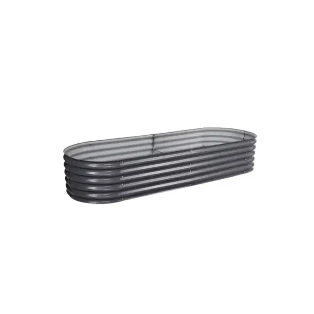 Heavy Duty Galvanised Raised Garden Bed 240 x 80 x 42cm