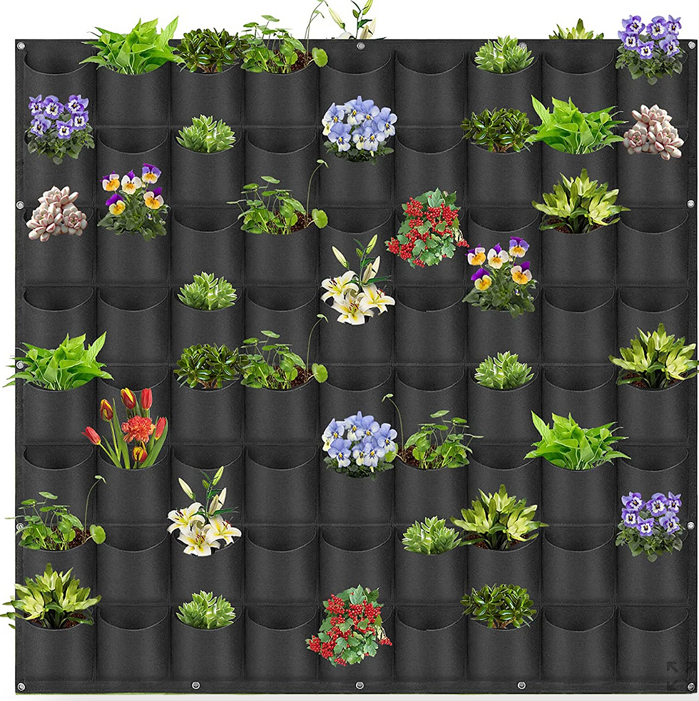 72‑Pocket Vertical Biodegradable Garden Grow Wall