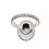 Thumbnail: MADONNA RING N°1-2 white gold, diamonds