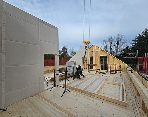 Rénovation et surélévation d'une villa