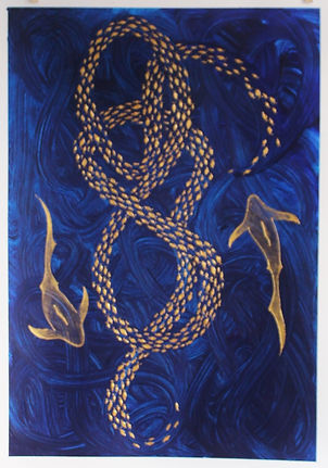 OOA Shoal of Fish with a Pair of Sharks