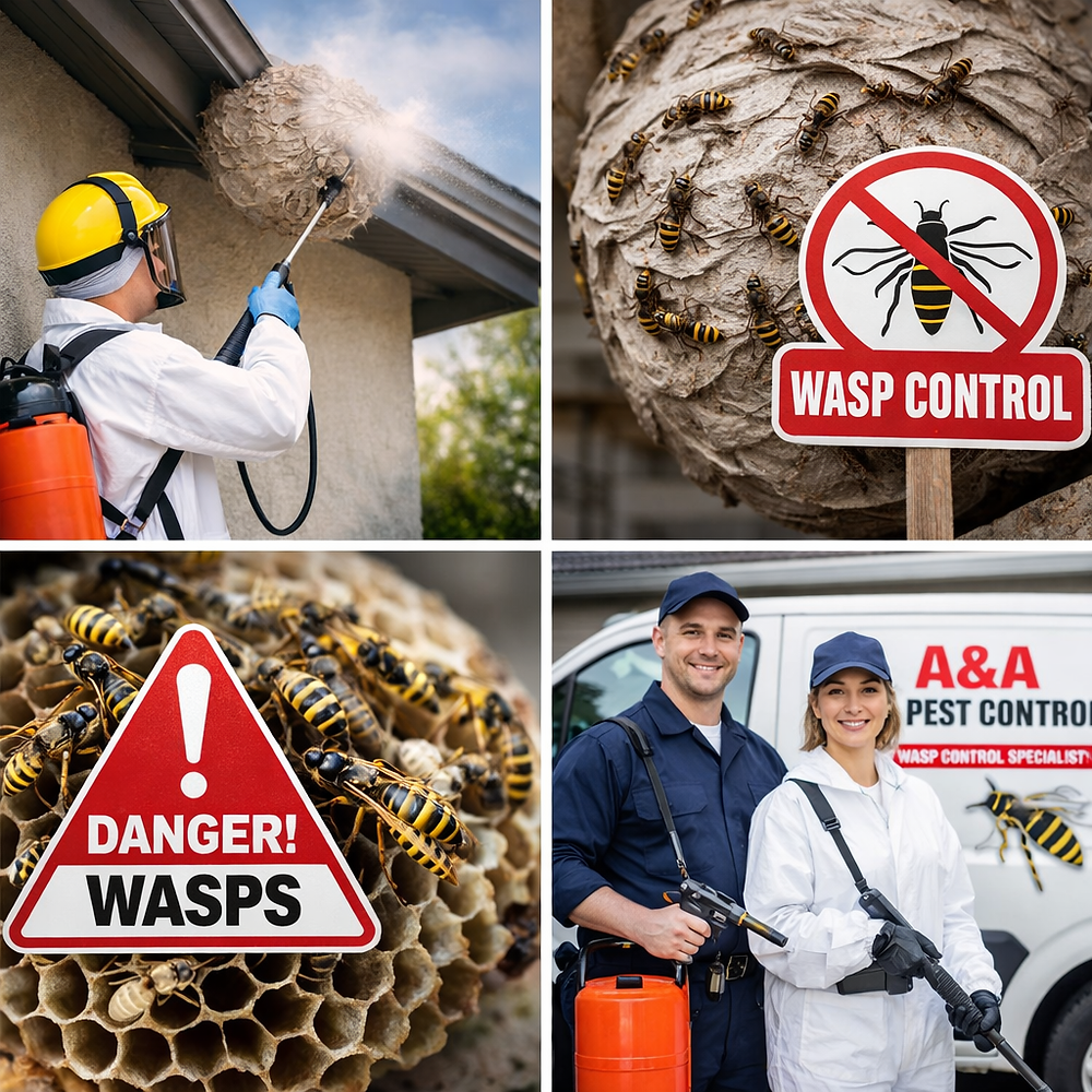 Wasp Control Sign Wasps Control Christchurch – Safe & Professional Wasp Nest Removal