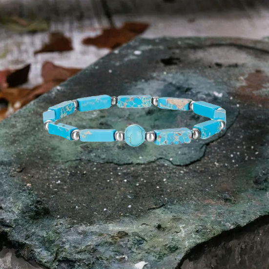 Armband Türkiszylinder