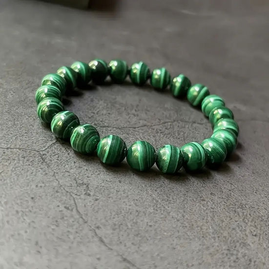 Armband Moosachat für Neubeginn & Erdung