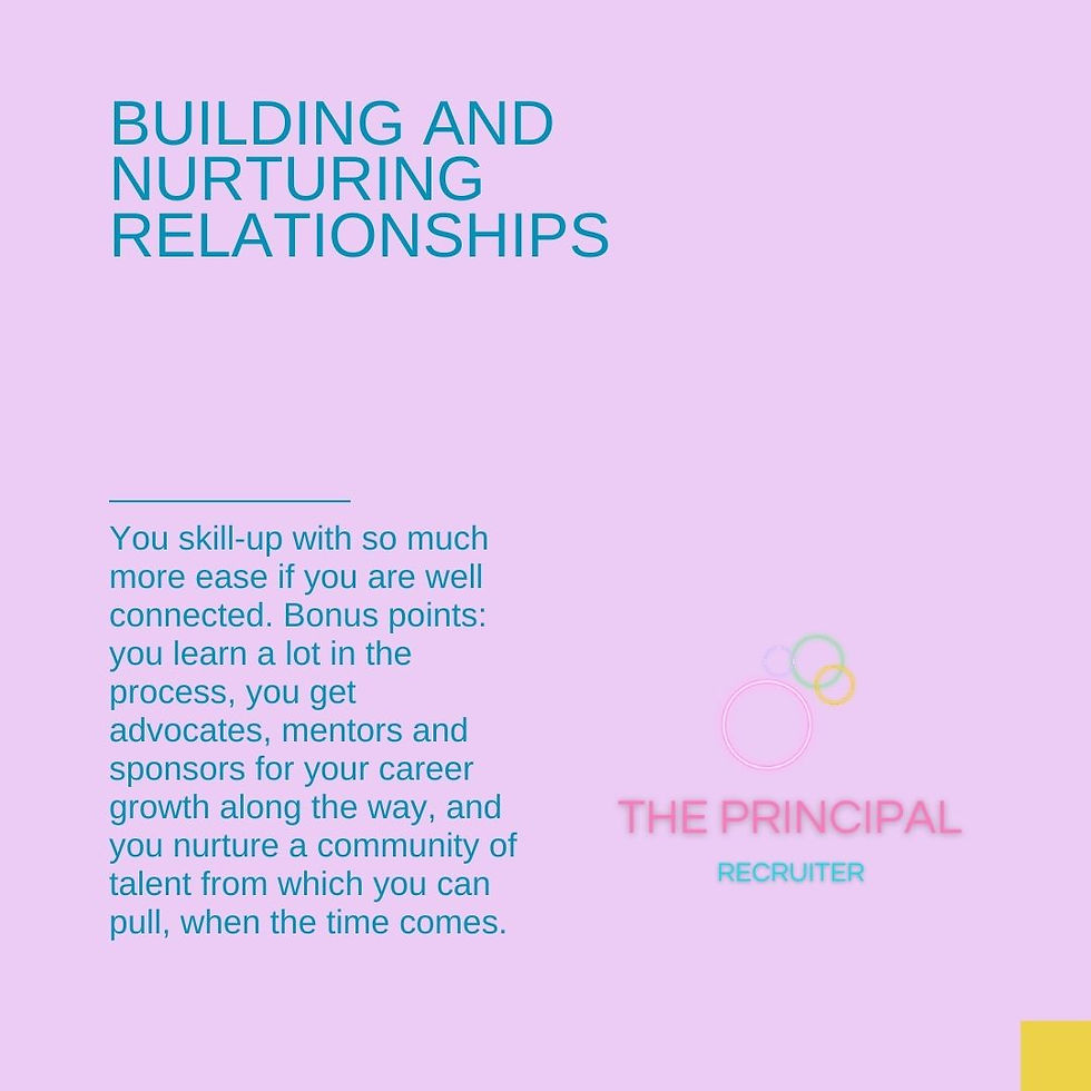 Importance of building and nurturing relationships in recruitment
