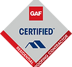 GAF Certified Residential Roofer
GLS Construction certification badge