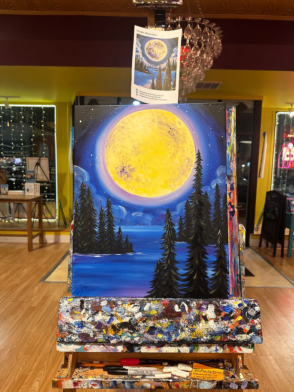 Purple Moonrise