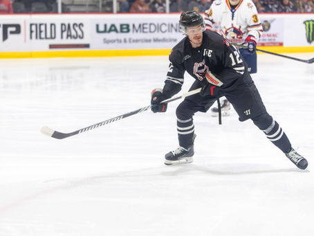 Birmingham’s CJ Walker named Warrior Hockey SPHL Player of the Month