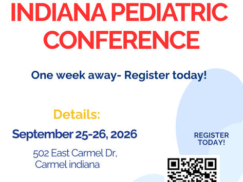 Only One Week Left! Secure Your Spot at the 2026 Indiana Pediatric Conference