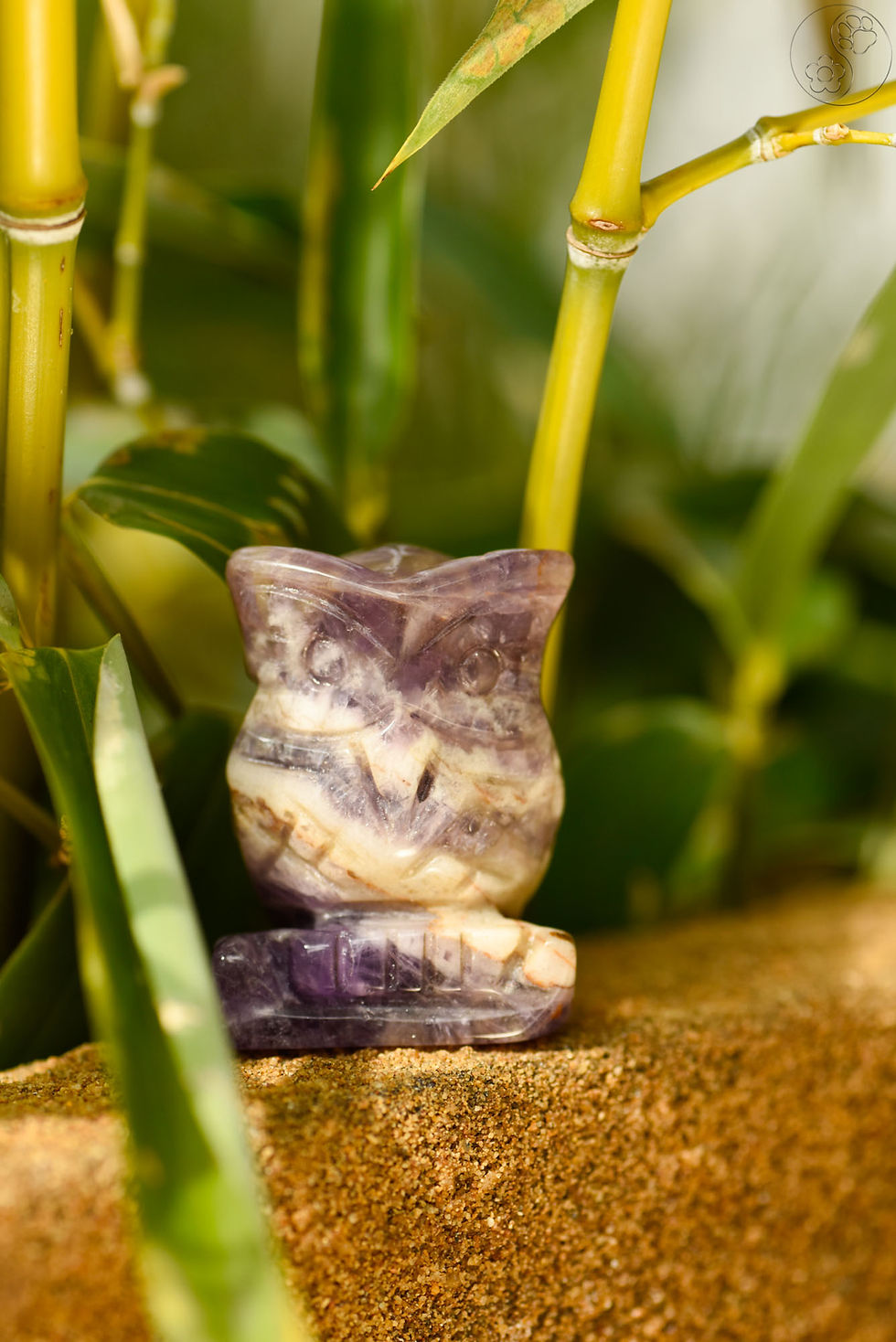 Miniaturbild: violette Heilstein-Eule, Unsicherheit bei Schuleintritt Schulwechsel Gymnasium, Probleme mit Neuem, alternative Methoden