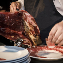 Service de maitre coupeur de jambon iberique de bellota