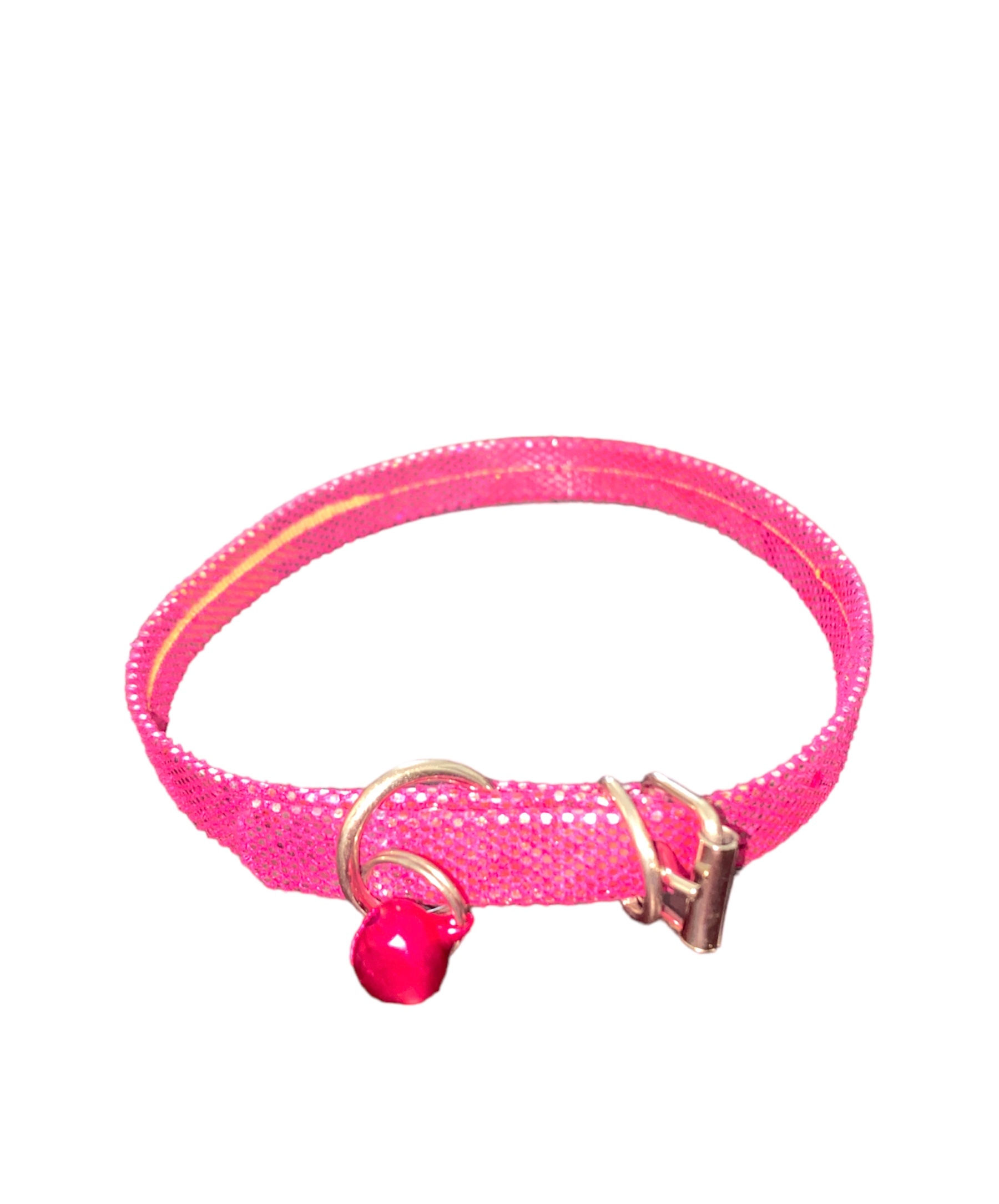 Collar escamas rosa