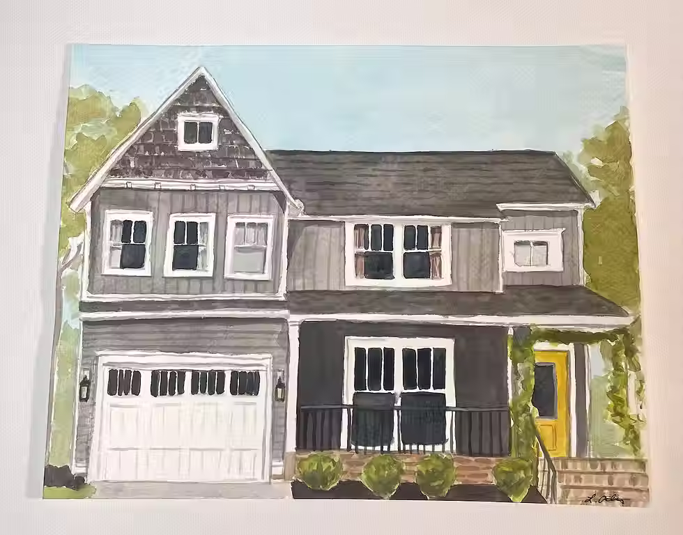 Thumbnail: Custom Watercolor House Portrait |  Housewarming | First Home | Realtor Gift